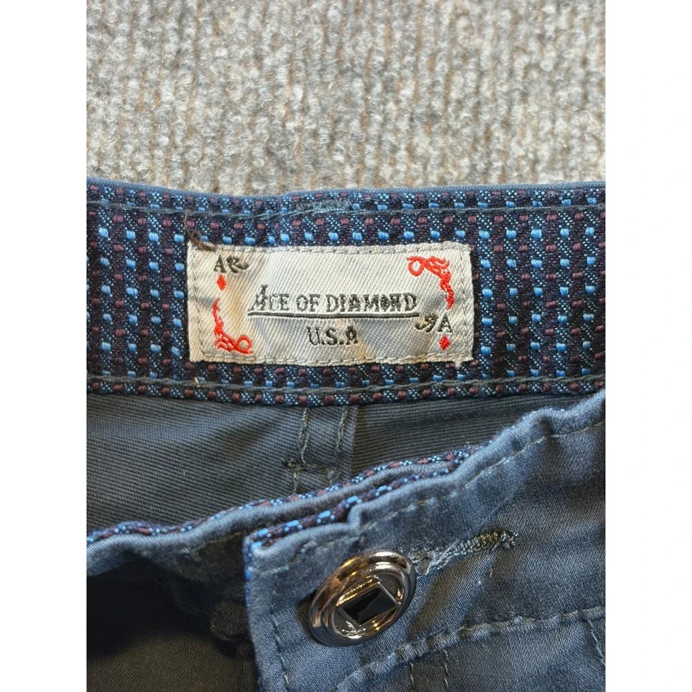 Ace of Diamond USA Boys Slate Blue Straight Leg Trousers Size 6 Five Pocket Pant